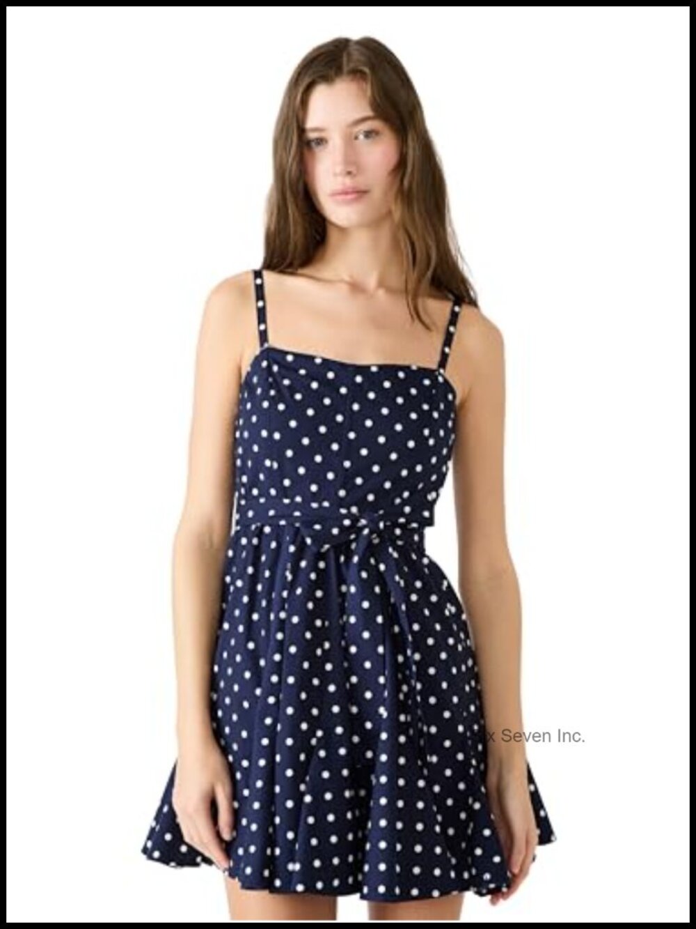 Sleeveless Square Neck A-Line Mini Dress